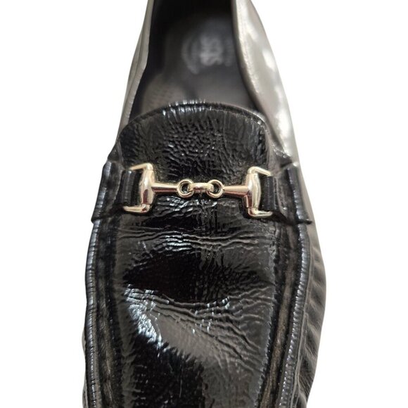SAS Black Patent Leather Metro Slip On Loafer Sz 8.5 - Picture 4 of 9